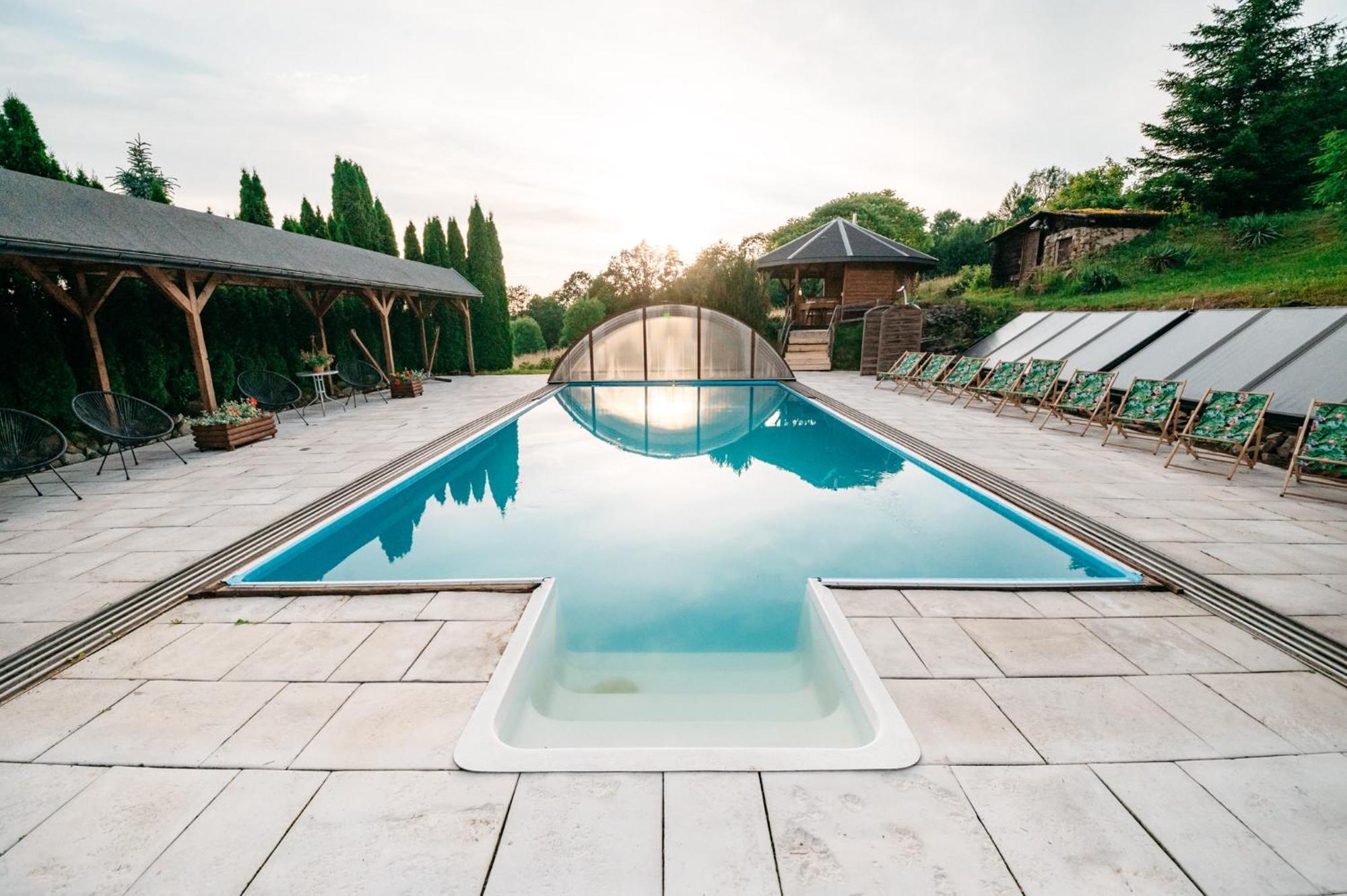Villa Bieszczadzka Bania Lesko Exterior foto